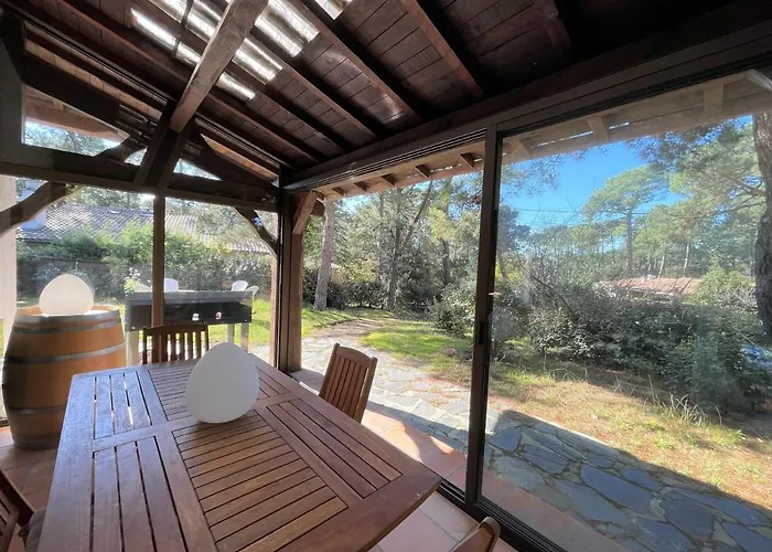 De 135m² Avec Jardin Clos, 4 Pour 8 Pers, Proche Et Centre - Pyla Sur - Fr-1-420-115 ラ・テスト・ド・ビュシュ